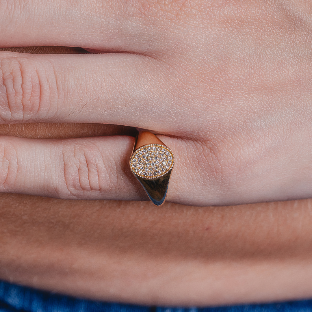 PINKY RING 14KYG