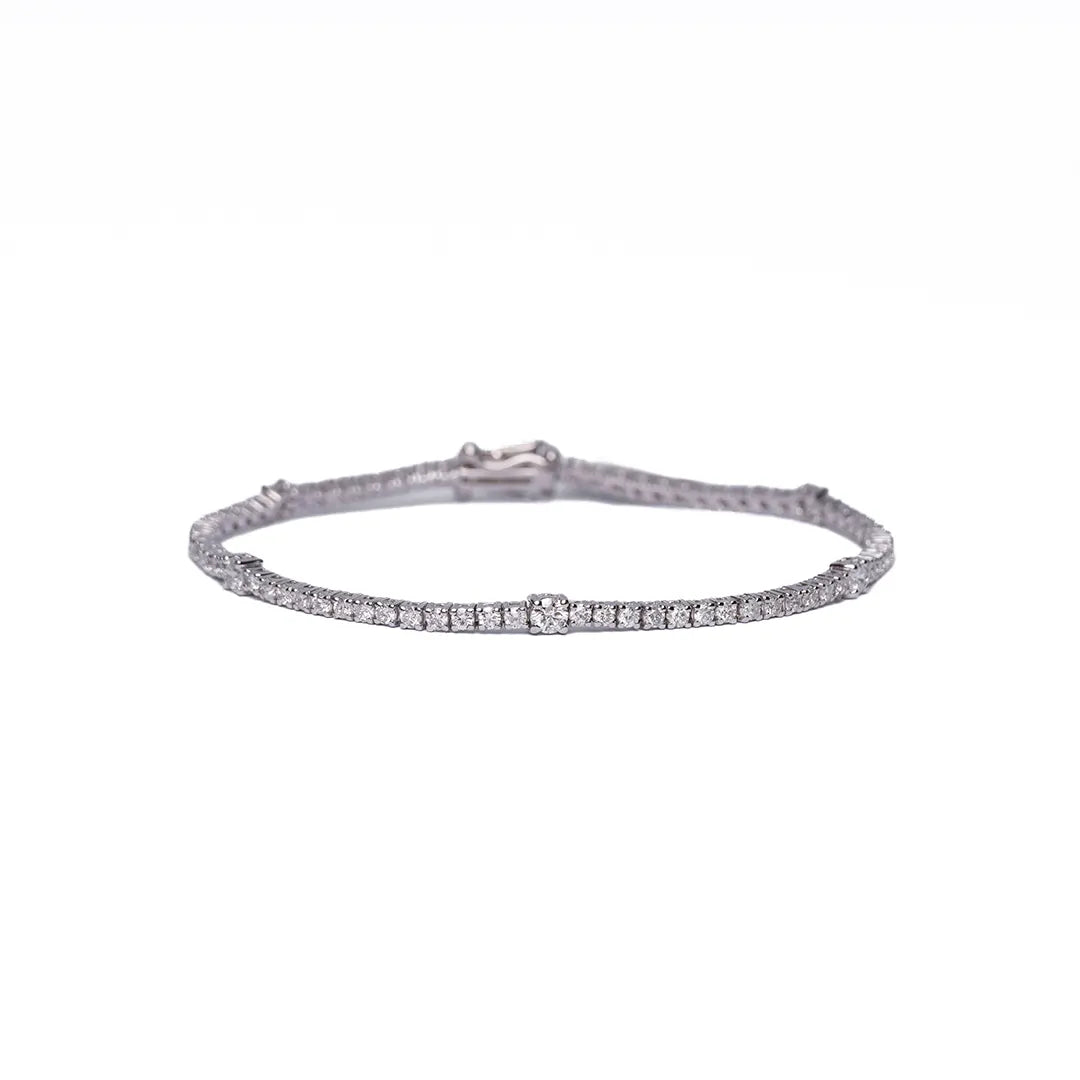 5 Statiton Tennis Bracelet 1.5CT
