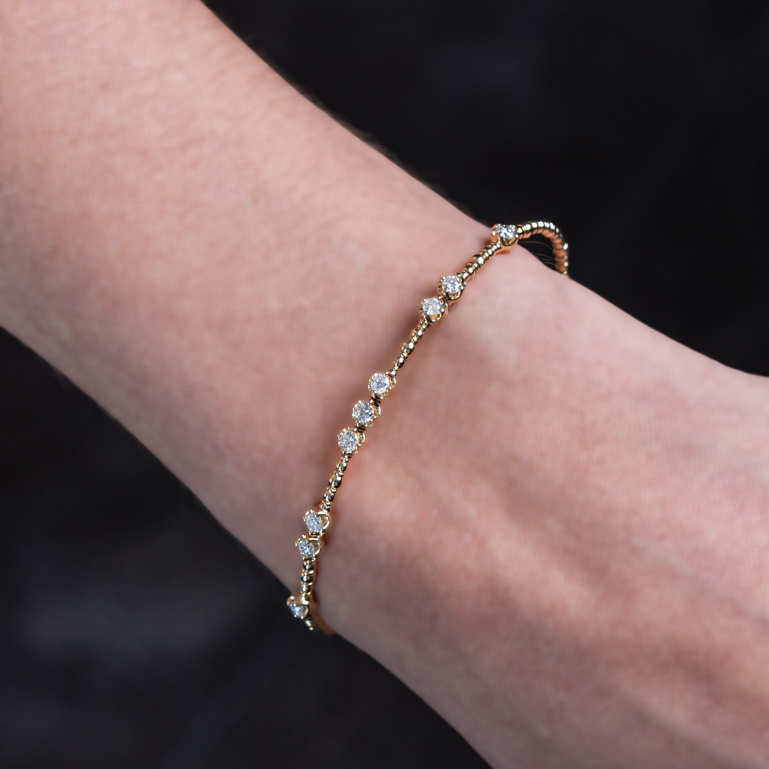 Flexbangle 0.65CT 14K