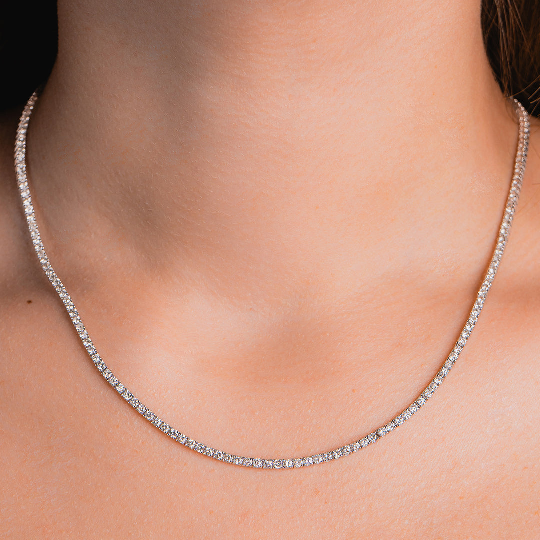 Tennis Necklace 6CT 14KW