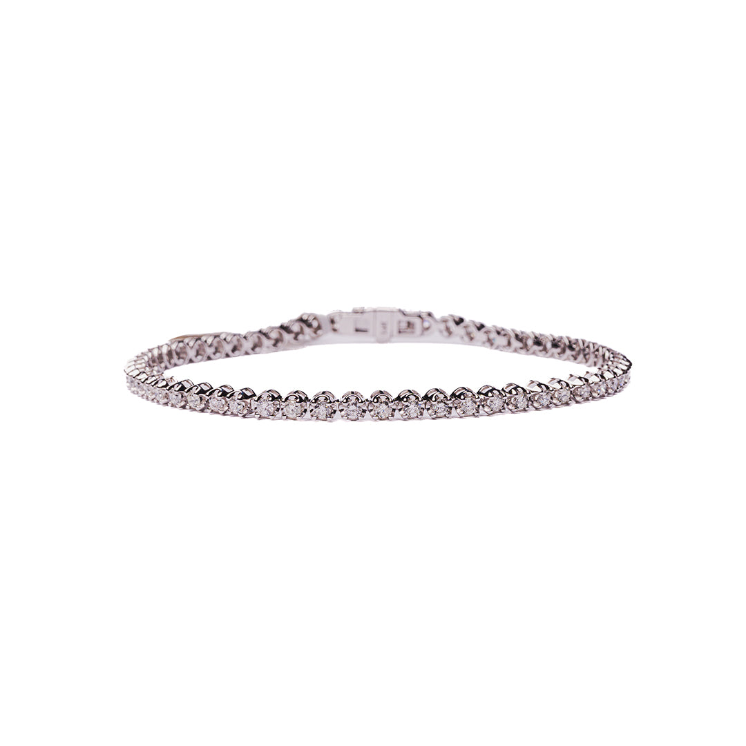 Tennis Bracelet 2CT 14KW
