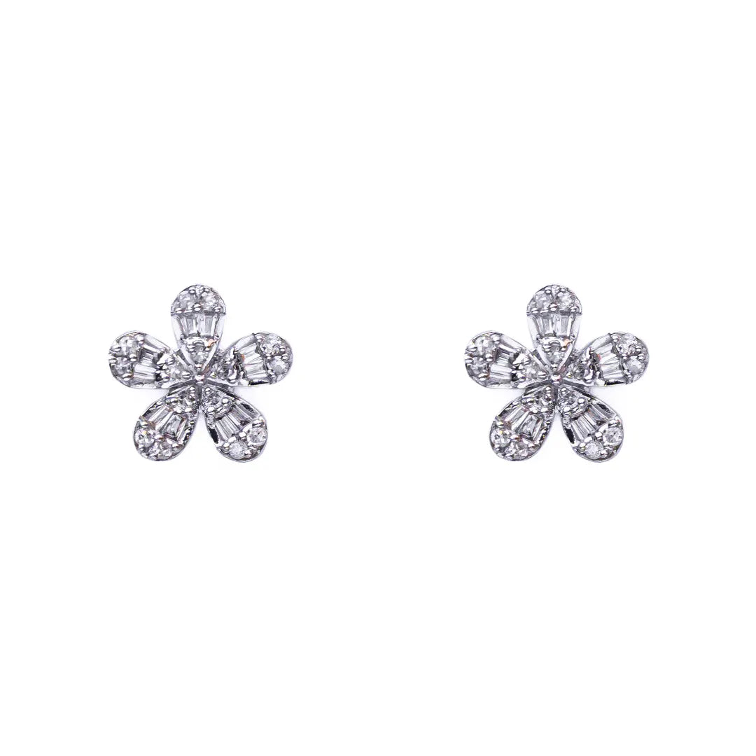 Flower Studs 14KW