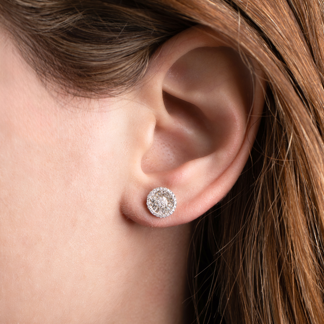 Diamonds Earrings 14KW