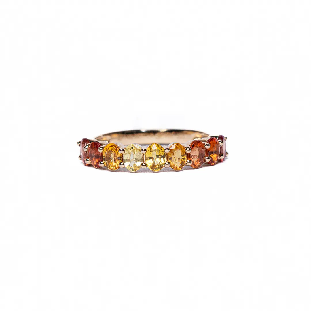 Multi Sapphire Ring 14K