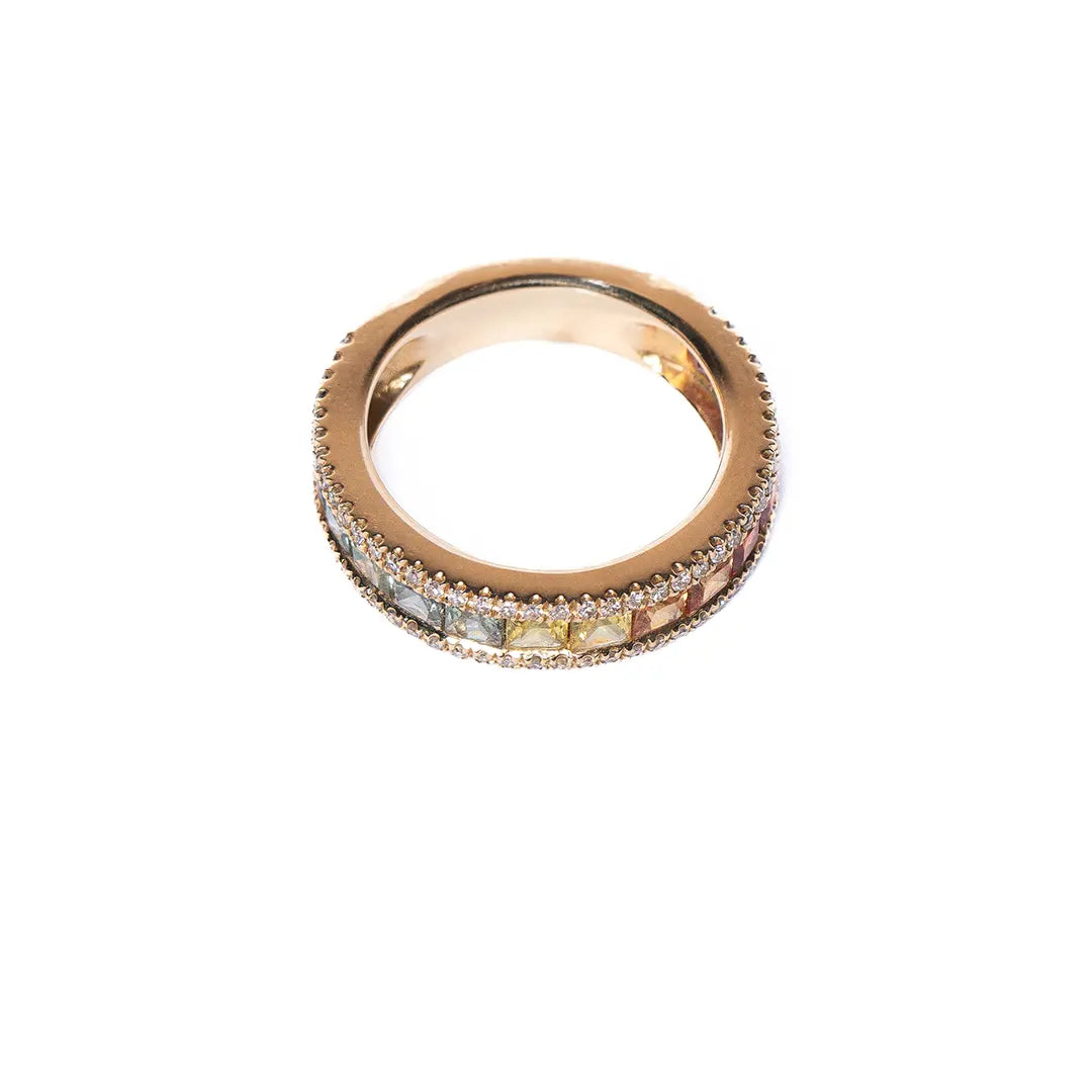 Rainbow Ring 14K