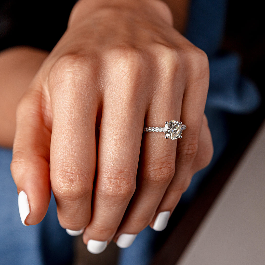 Ring 14KW Setting DIA 1.44CT Semi MTG Round DIA 1.89CT LR J/SI1