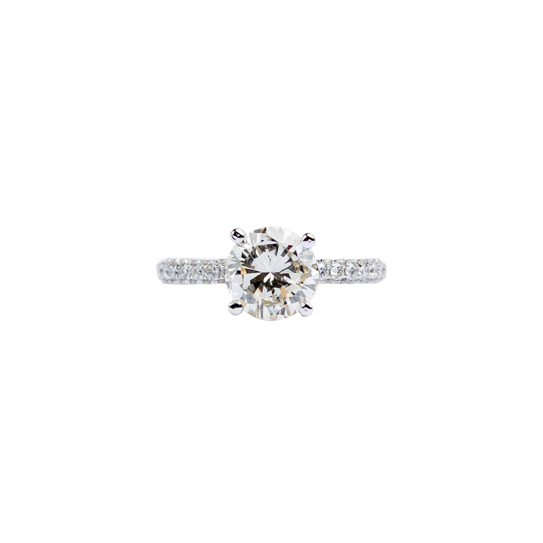 Ring 14KW Setting DIA 1.44CT Semi MTG Round DIA 1.89CT LR J/SI1