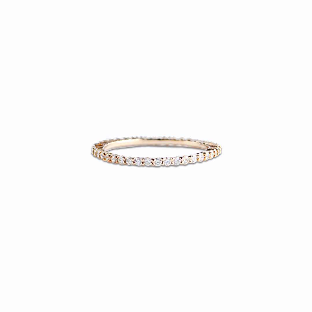 Ring Band 14KW DIA 0.50CT Yellow Gold