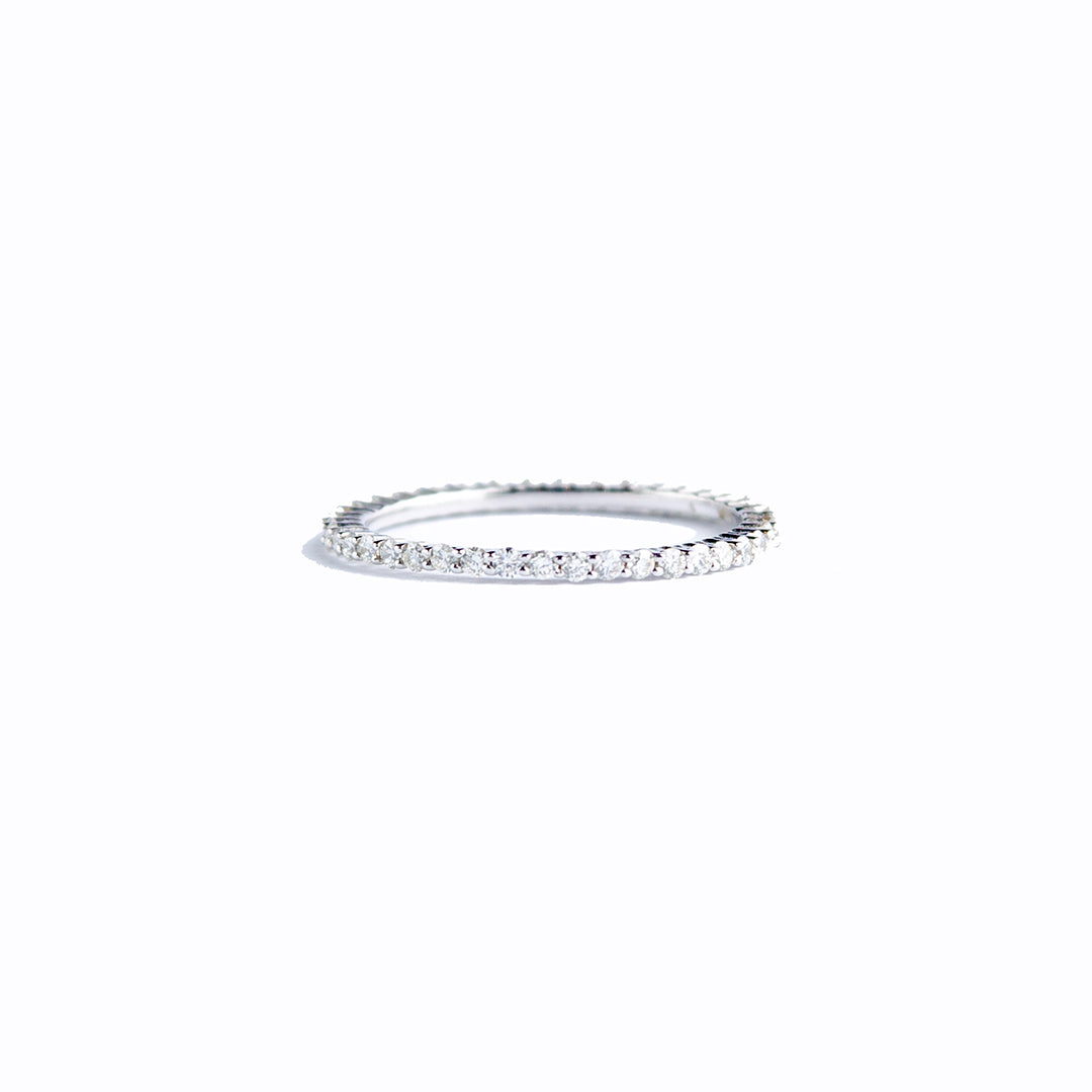 Ring Band 14K White Gold DIA 0.46CT