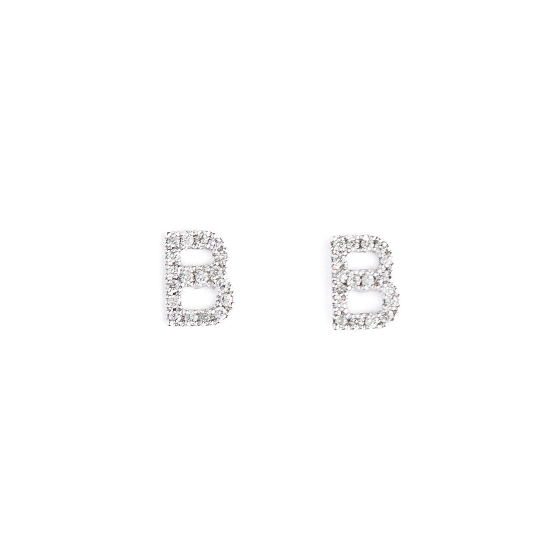 Earrings "B" 14KW