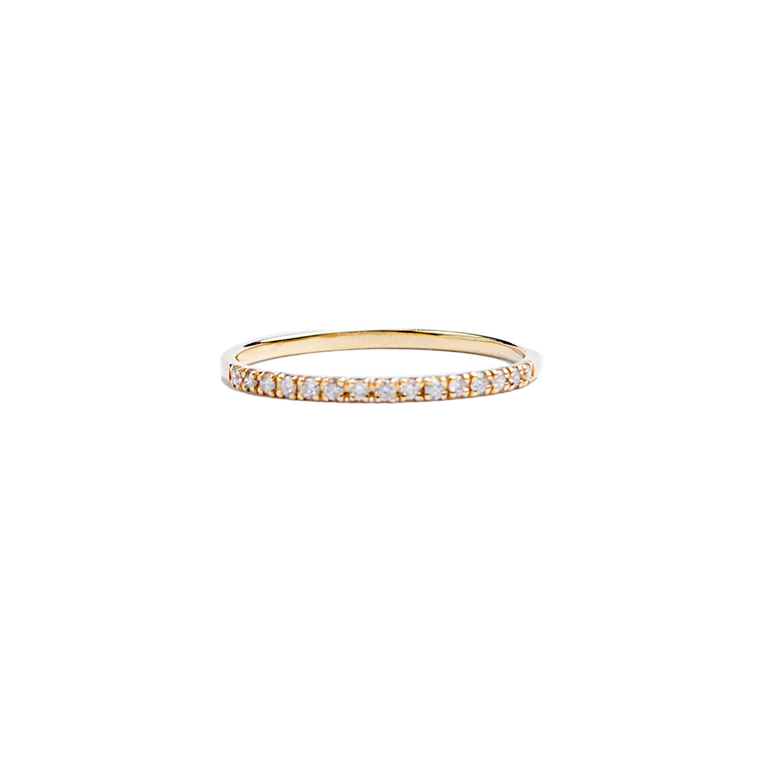 Ring DIA .11CT Gold wt .79gr