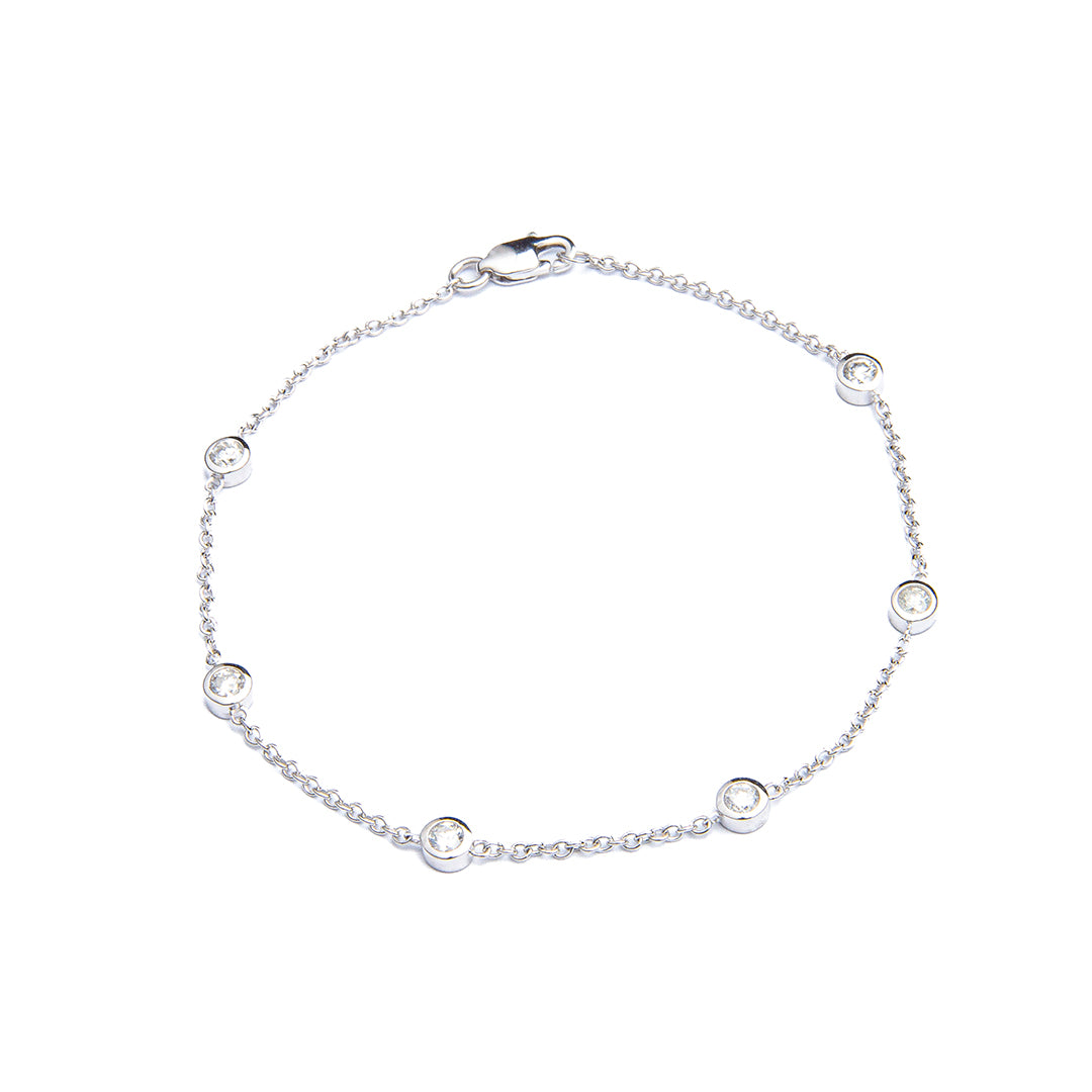 Bracelet 14K White Gold Diamond