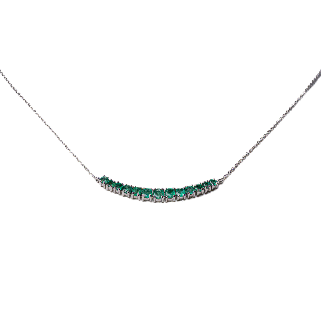 Emerald Bar 1.10CT 14KW