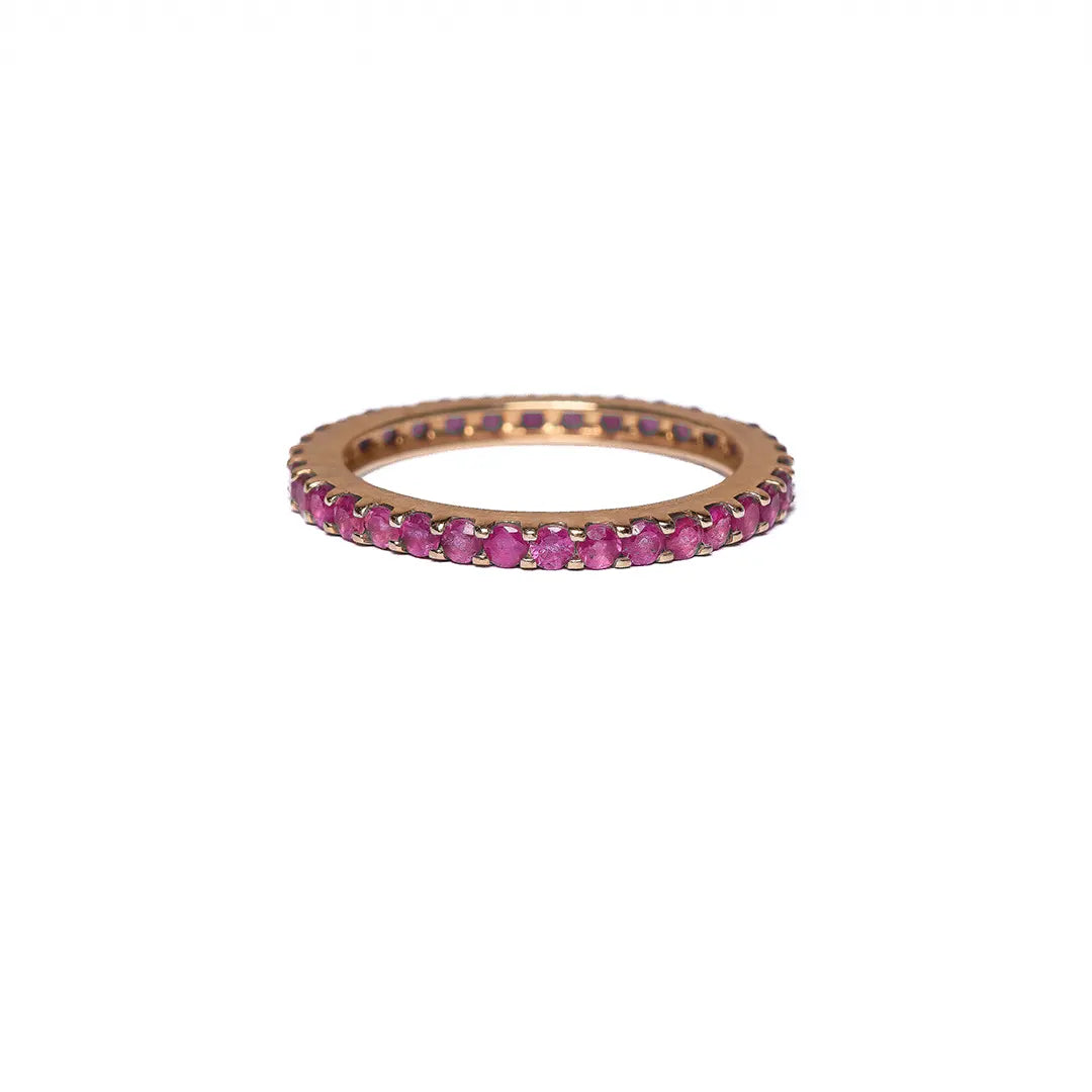 Eternity Band Ruby 14K