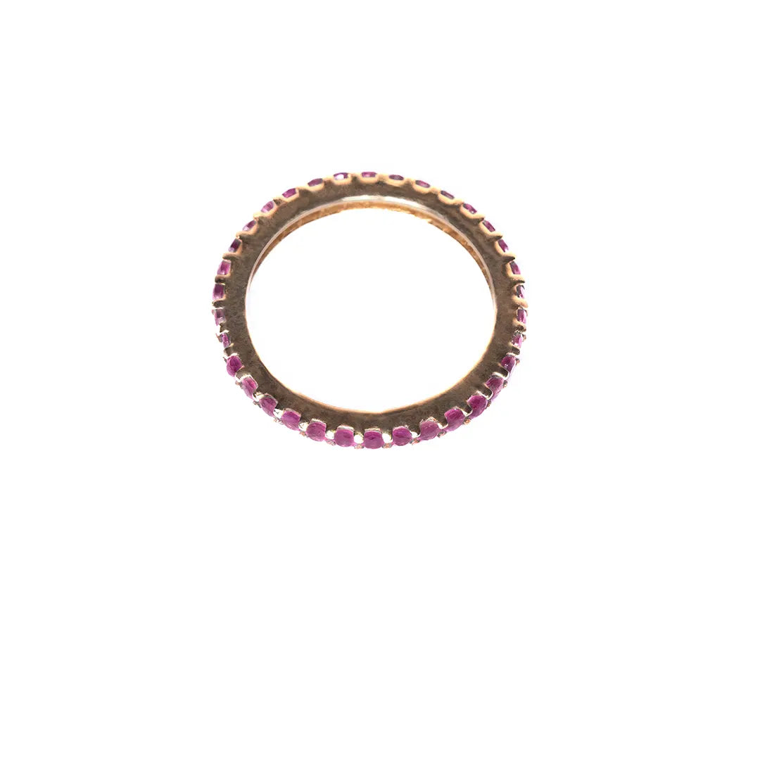 Eternity Band Ruby 14K