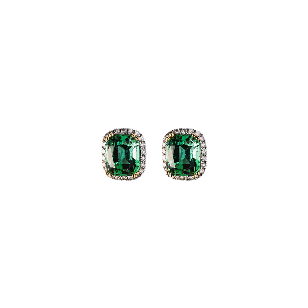Tourmaline Studs 18K