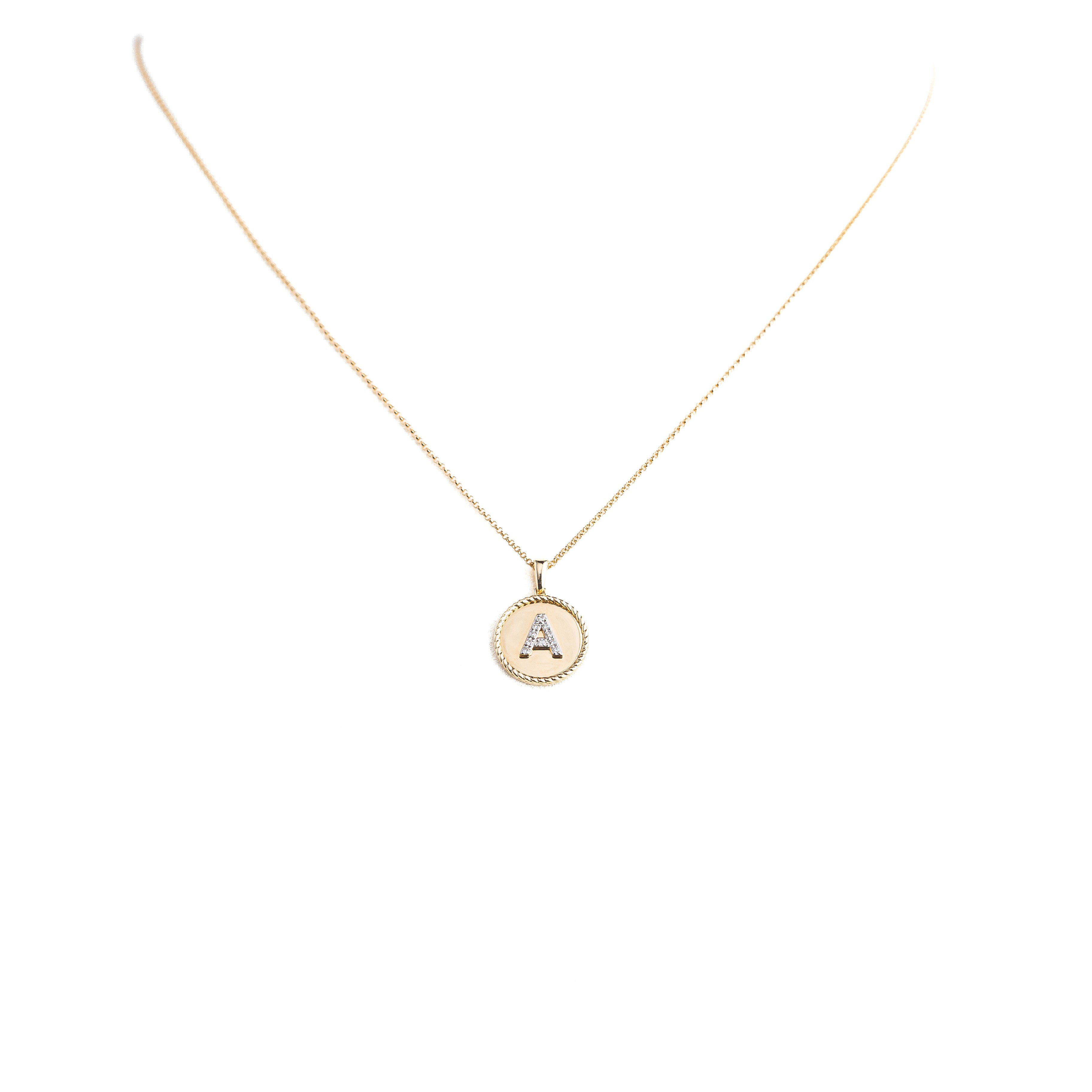 A Coin Necklace 14K