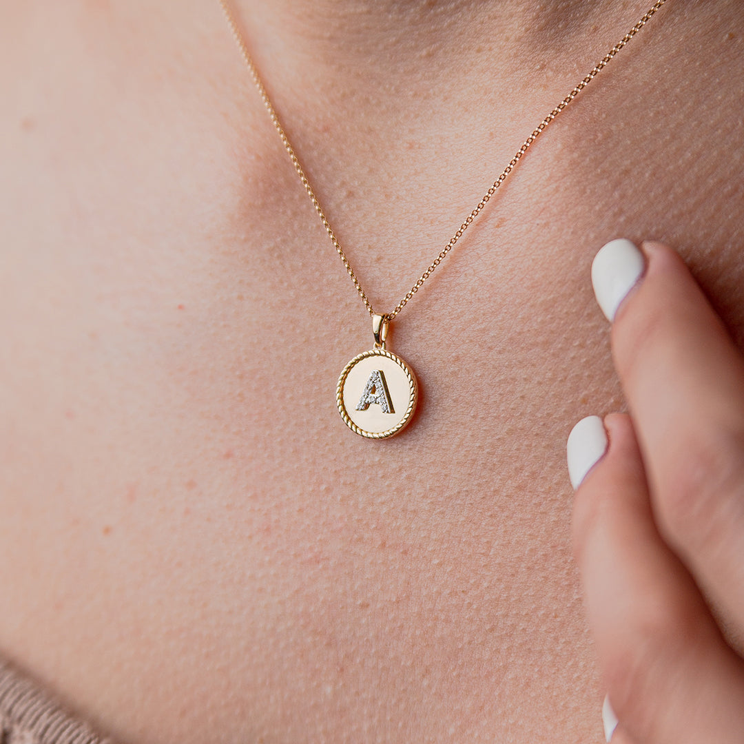 A Coin Necklace 14K