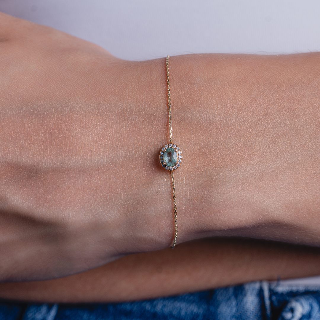PARAIBA BRACELET 14KYG