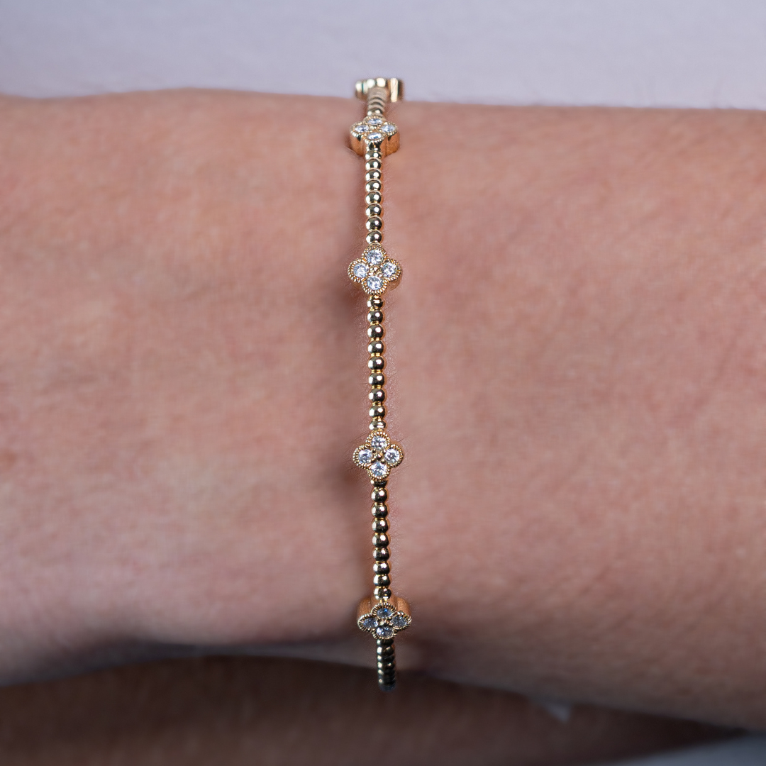 Clover Flexbangle 14K