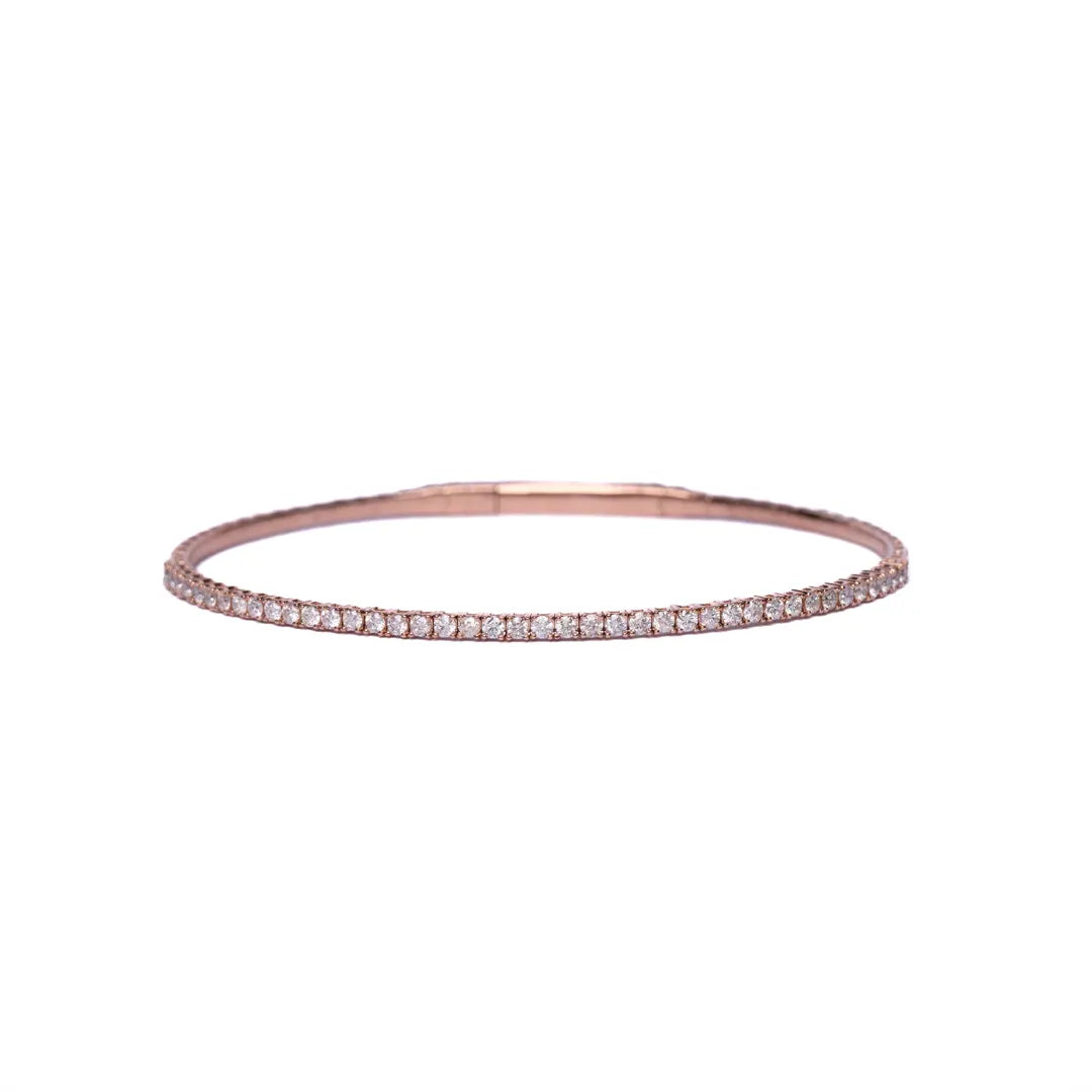 Flexbangle Rose Gold Tennis