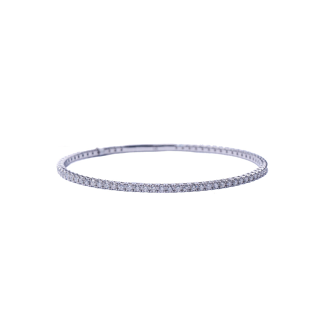 TENNIS FLEXBANGLE 2CT 14KW