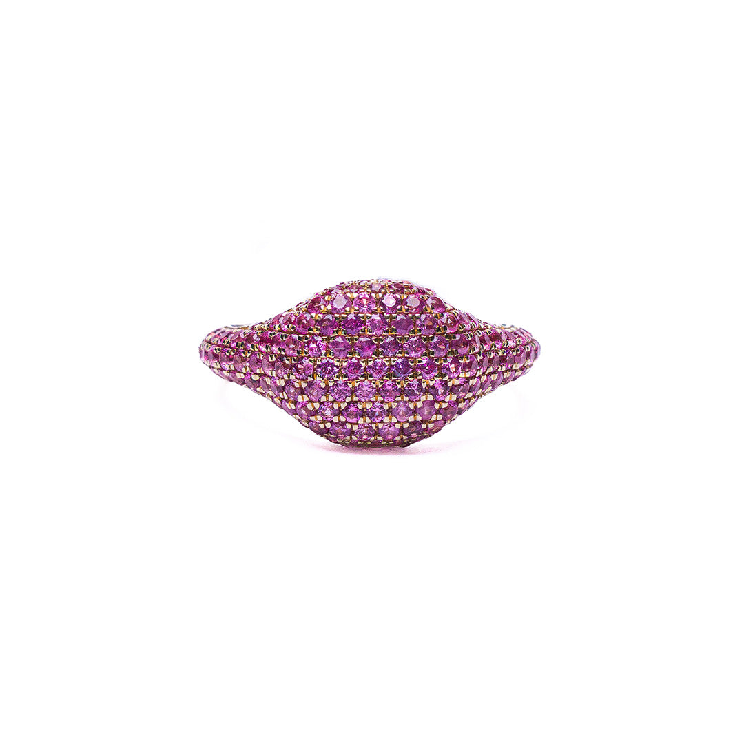 PINK SAPPHIRE RING 18KYG