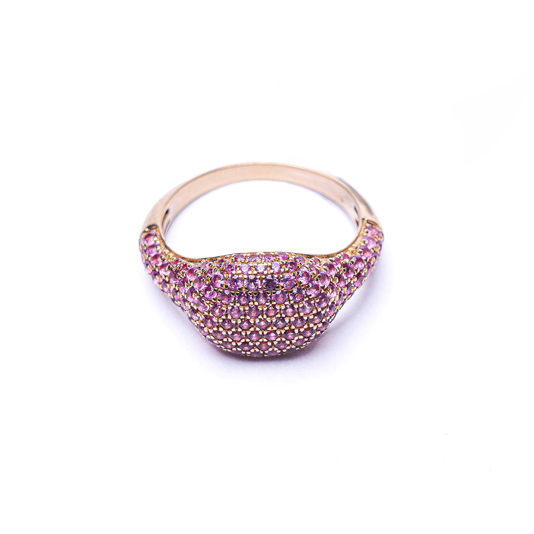 PINK SAPPHIRE RING 18KYG