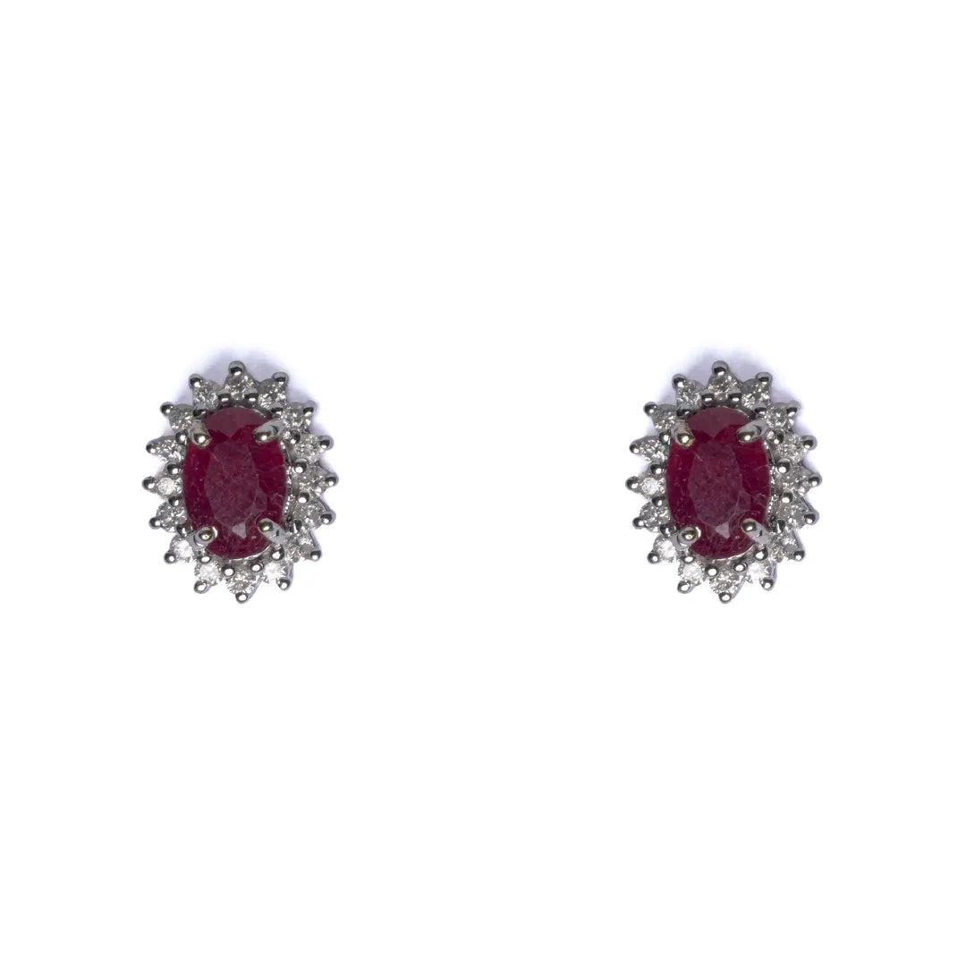 Ruby Studs 14KW