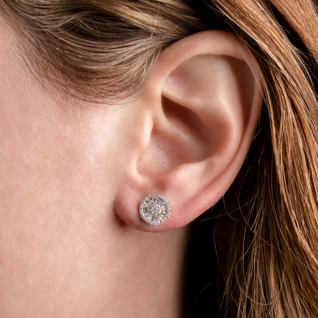 Diamonds Earrings 14KW