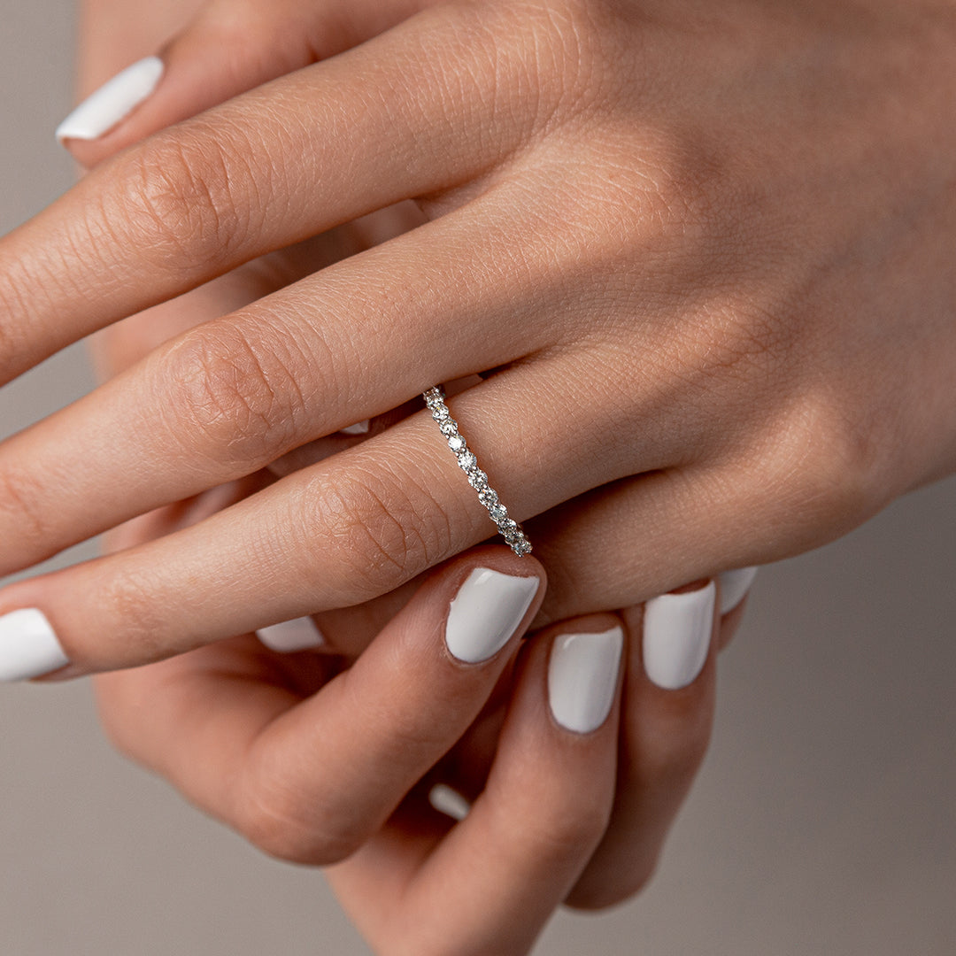 Ring Band 18KW DIA 0.98CT Eternity