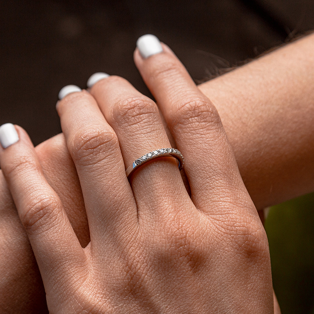 Ring Band 14KW DIA 0.20CT White Gold