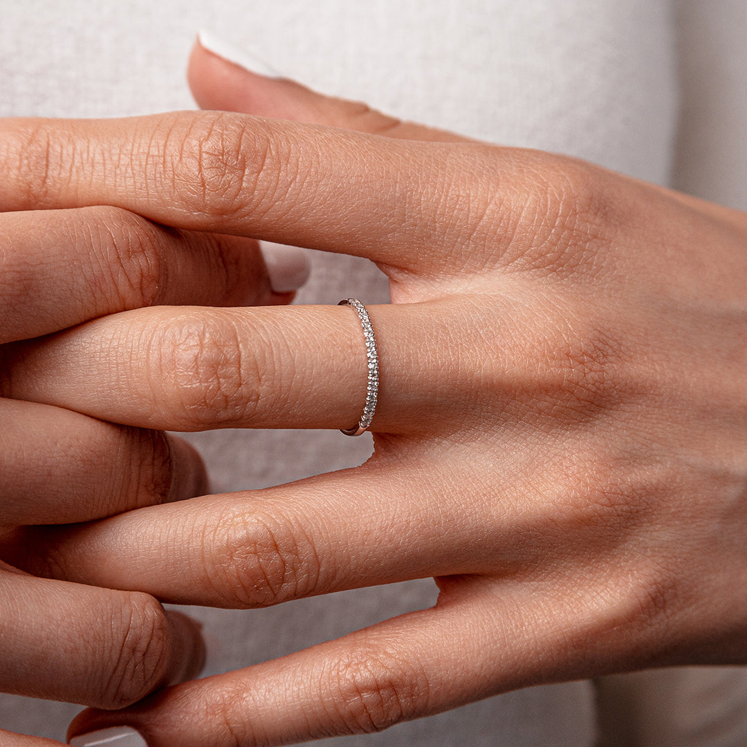 Ring Band 14KW DIA 0.50CT Yellow Gold