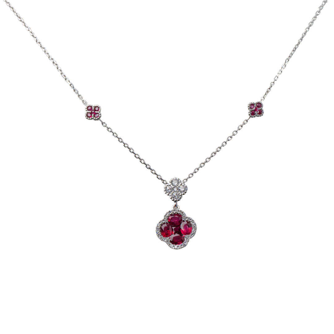 Ruby Pendant 18KW